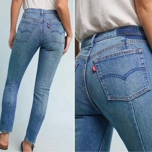 LEVIS altered 501 straight jeans, womens, size 26 L 30